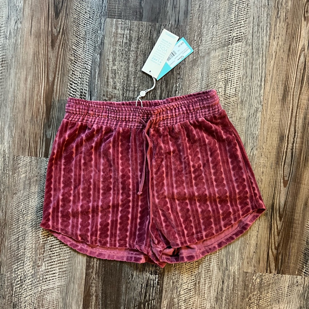 Shore Brand Pink Velour Shorts